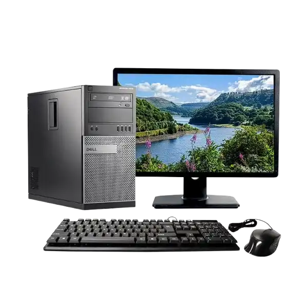Dell OptiPlex Core i5 4th Gen Complete Desktop Full Set (4GB RAM, 500GB HDD, 19" Monitor, Windows 11 Pro)